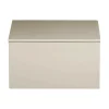 Boîte de rangement laquée Lux 19x19x10,5 cm, Latte