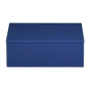 Boîte de rangement laquée Lux 19x19x7 cm, Ultramarin