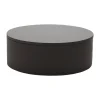 Boîte de rangement laquée Matt Ø20x7 cm, Black