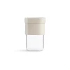 Boîte de rangement Lékué Flip taille moyenne, Beige