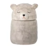 Boîte Puk avec couvercle Ø10 cm, Gris