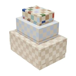 Boîtes de rangement Mana, 3 pièces, Multi