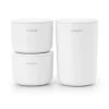 Boîtes de rangement ReNew Lot de 3, Blanc