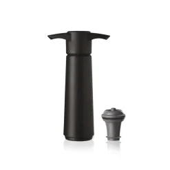 Bouchon à vin & pompe à vide, Noir