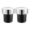 Bouchons à vin Valli,Lot de 2, 3 cm, Chrome