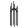Bougeoir Angui 92 cm, Noir-doré