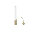 Bougeoir Balance laiton, bougeoir