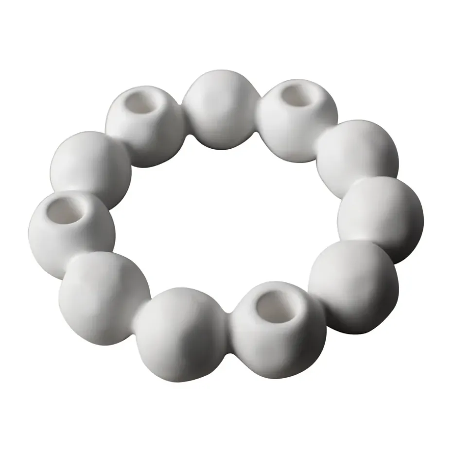 Bougeoir Bright Ø27 cm, White