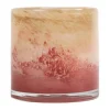 Bougeoir Calore XS Ø10 cm, Rose-beige-bordeaux