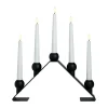 Bougeoir de l'Avent Luna, Black