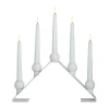 Bougeoir de l'Avent Luna, White