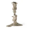 Bougeoir Drip L 25 cm, Argent
