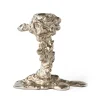 Bougeoir Drip S 14 cm, Argent