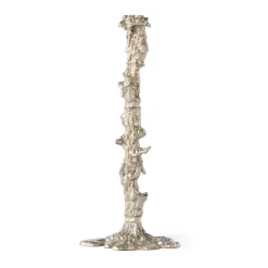 Bougeoir Drip XXL 50 cm, Argent