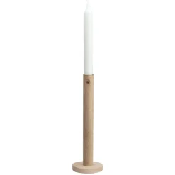 Bougeoir en bois Ernst 25 cm, Nature