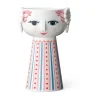 Bougeoir Eva 14 cm, Rouge