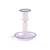 Bougeoir Flare moyen, Pink-blue
