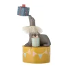 Bougeoir Flor lion de mer, 19 cm