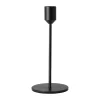 Bougeoir Glare 18 cm, Noir