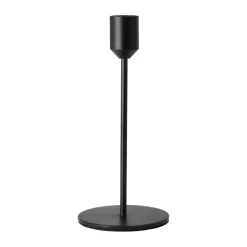 Bougeoir Glare 18 cm, Noir