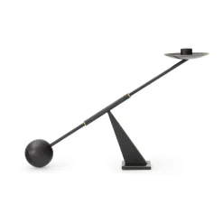 Bougeoir Interconnect 42,5 cm, Bronzed brass