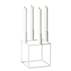 Bougeoir Kubus 4, Blanc