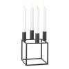 Bougeoir Kubus 4, Noir