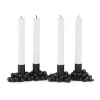 Bougeoir Molekyl 4, Noir