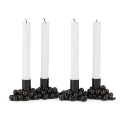 Bougeoir Molekyl 4, Noir