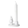 Bougeoir Moomin en céramique, Blanc