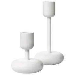 Bougeoir Nappula Set, Blanc