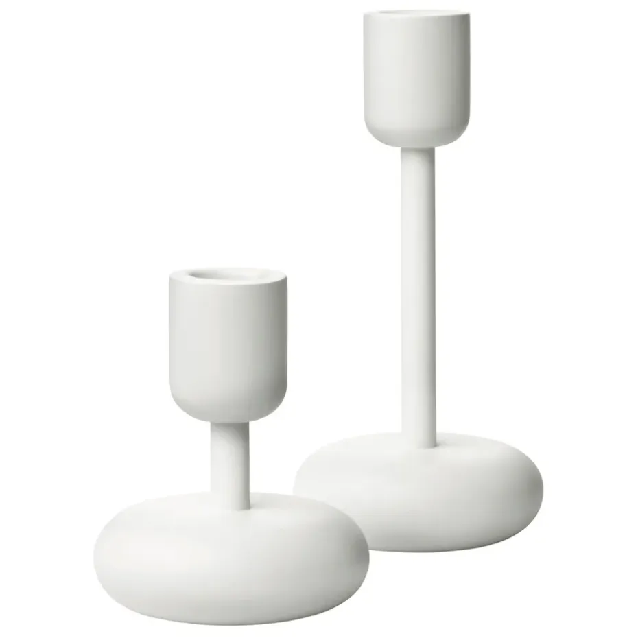 Bougeoir Nappula Set, Blanc
