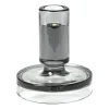 Bougeoir Petra smoked pearl dark grey, 11 cm
