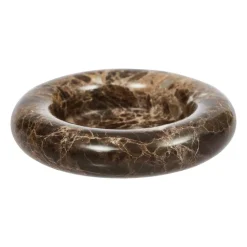 Bougeoir Savi marbre Ø13,8 cm, Choko