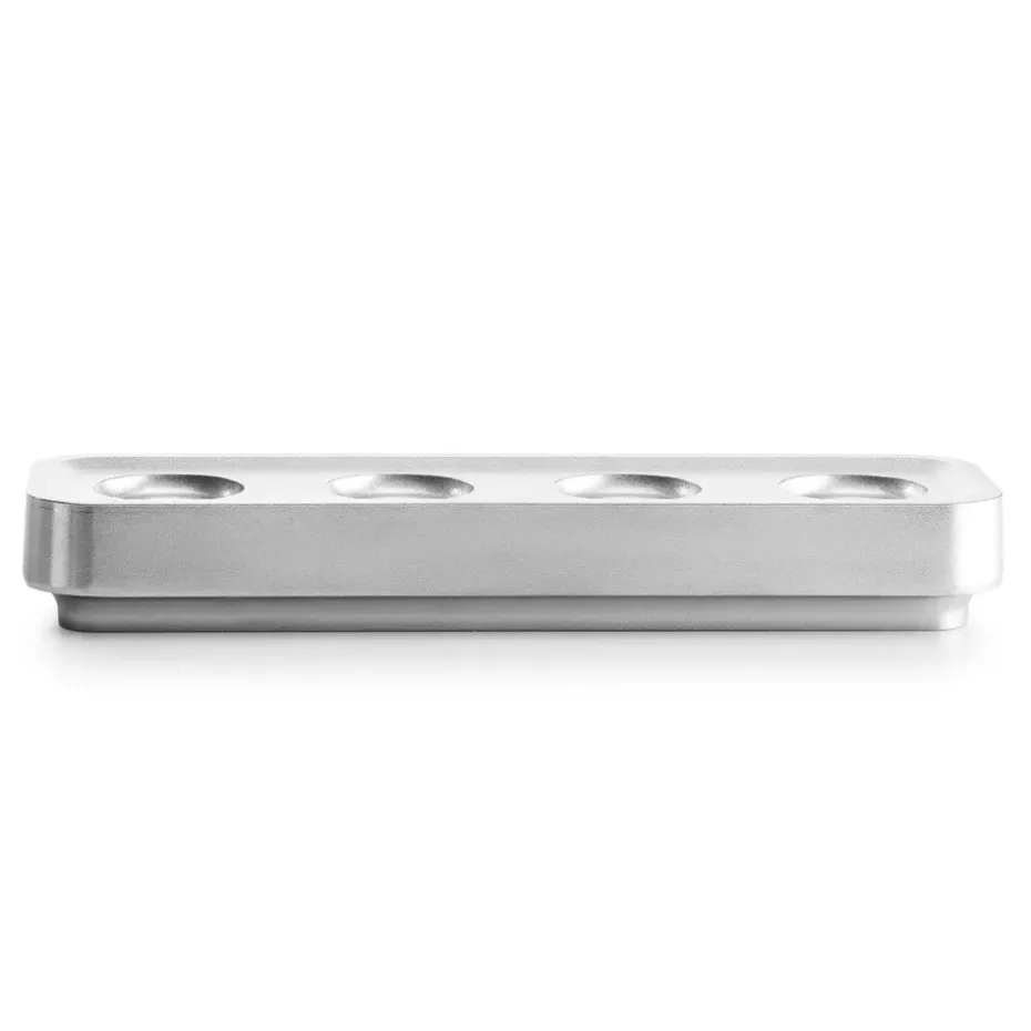 Bougeoir Stumpastaken ball polished oblongue, 8,5 x 29,5cm