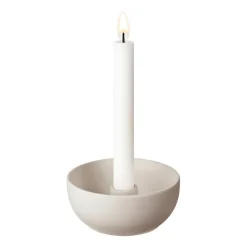Bougeoir Valley Ø12 cm, Beige