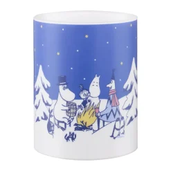 Bougie bloc LED Moomin 12,5 cm, Starry night