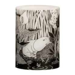 Bougie bloc LED Moomin 10 cm, The pond