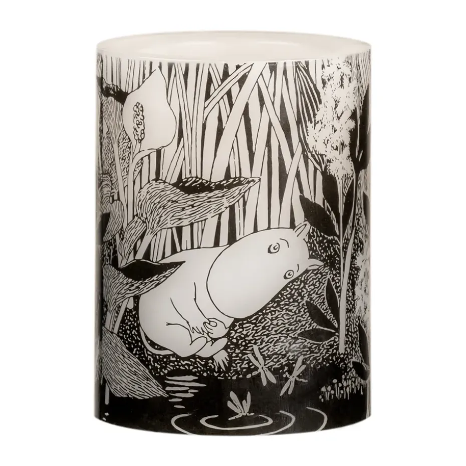 Bougie bloc LED Moomin 10 cm, The pond
