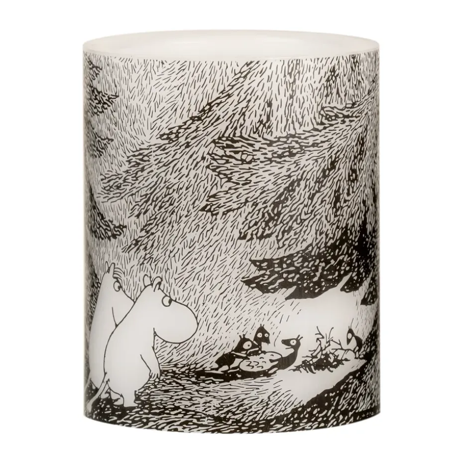 Bougie bloc LED Moomin 12,5 cm, Under the trees