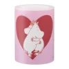 Bougie bloc LED Moomin 10 cm, Heart