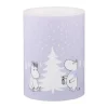 Bougie bloc LED Moomin 10 cm, Snowfall