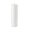 Bougie blocUyuni LED blanc Ø7,8 cm, 25 cm