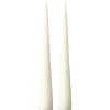 Bougie cônique ester & erik 37 cm Lot de 2 mat, Ivory 06