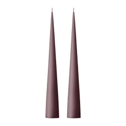Bougie cônique ester & erik 37 cm Lot de 2 mat, Winter rose 84