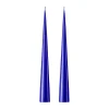 Bougie cônique ester & erik 37 cm Lot de 2 lacquées, Cornflower 48