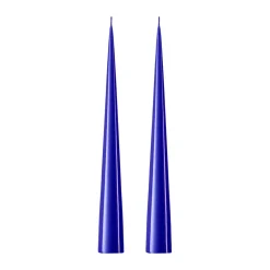 Bougie cônique ester & erik 37 cm Lot de 2 lacquées, Cornflower 48