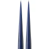 Bougie cônique ester & erik 37 cm Lot de 2 lacquées, Royal navy 28-0
