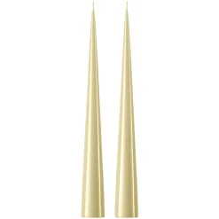 Bougie cônique ester & erik 37 cm Lot de 2 lacquées, Buttermilk 17-0