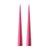 Bougie cônique ester & erik 37 cm Lot de 2 lacquées, Deep pink 41/2